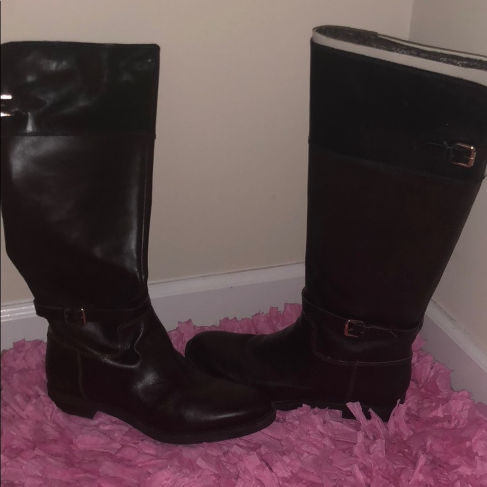 Black and Brown Enzo Angiolini boots